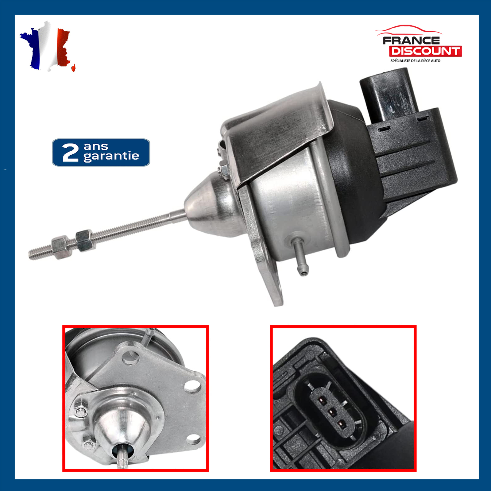Wastegate turbo soupape régulation Skoda Fabia 2 Rapid Roomster 1.6 TDI 75 90 105 cv