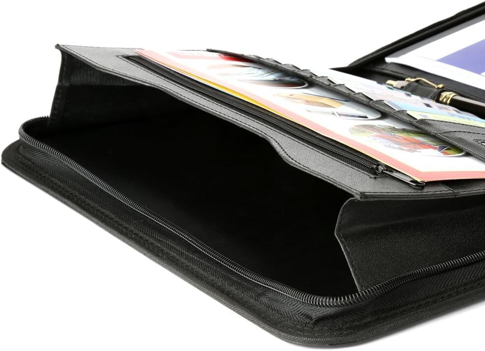 Drivers Tacho Organiser A4 Portfolio Zipped Card Holder Writing Pad