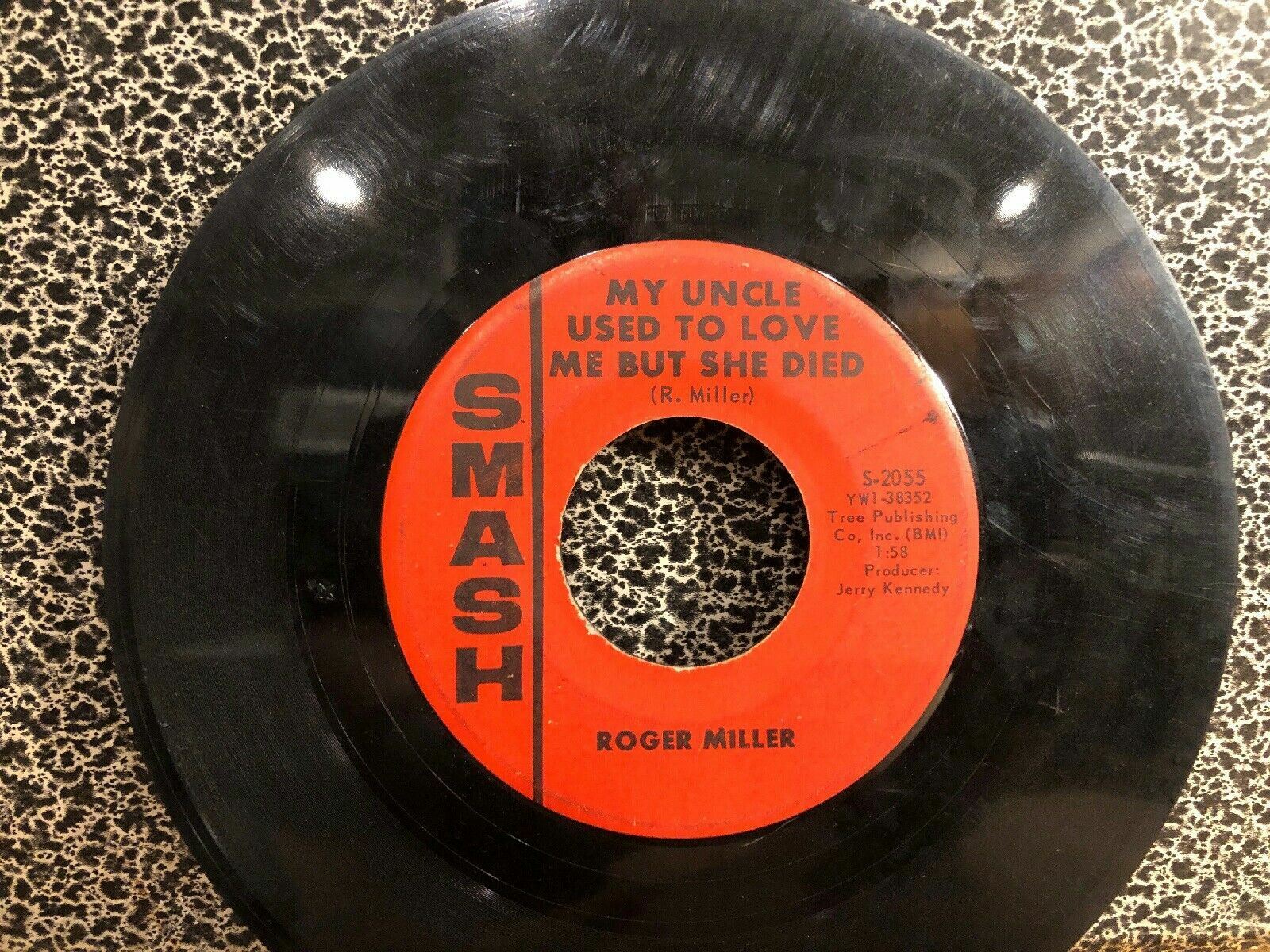 Roger Miller - My Uncle Used to Love Me & You're My Kingdom - Smash 45 RPM  1966