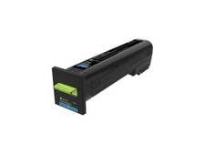 Lexmark 72K0XCG Extra High Yield Return Program Toner Cartridge - Cyan