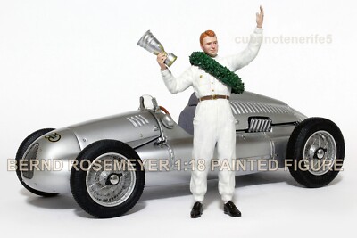 BERND ROSEMEYER Figure for 1:18 Auto Union TYPE C CMC!! NO CAR