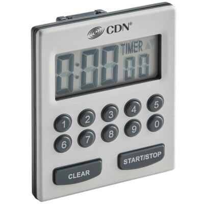  Direct Entry 2-Alarm Digital 10 Hour Kitchen Timer
