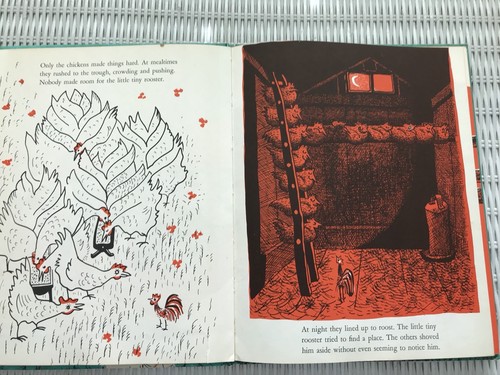 The Little Tiny Rooster WILL AND NICOLAS 1960 beautiful vintage printing - Picture 7 of 10