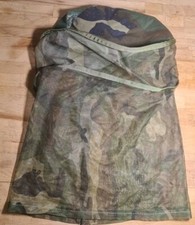 US Army Moskitonetz &Uuml;berzug Helm Iraq Netz Top / Stoff Kopf Braucht Nadel/F.