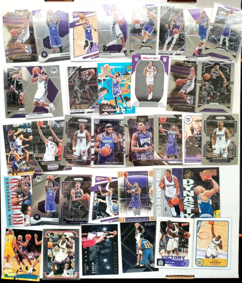 (125x) 萨克拉门托国王队 批量 - Fox Webber Peja Bibby - PRIZM - 新秀 — 第 3/4 张图片