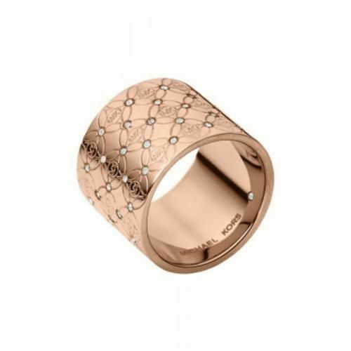 rose gold michael kors ring
