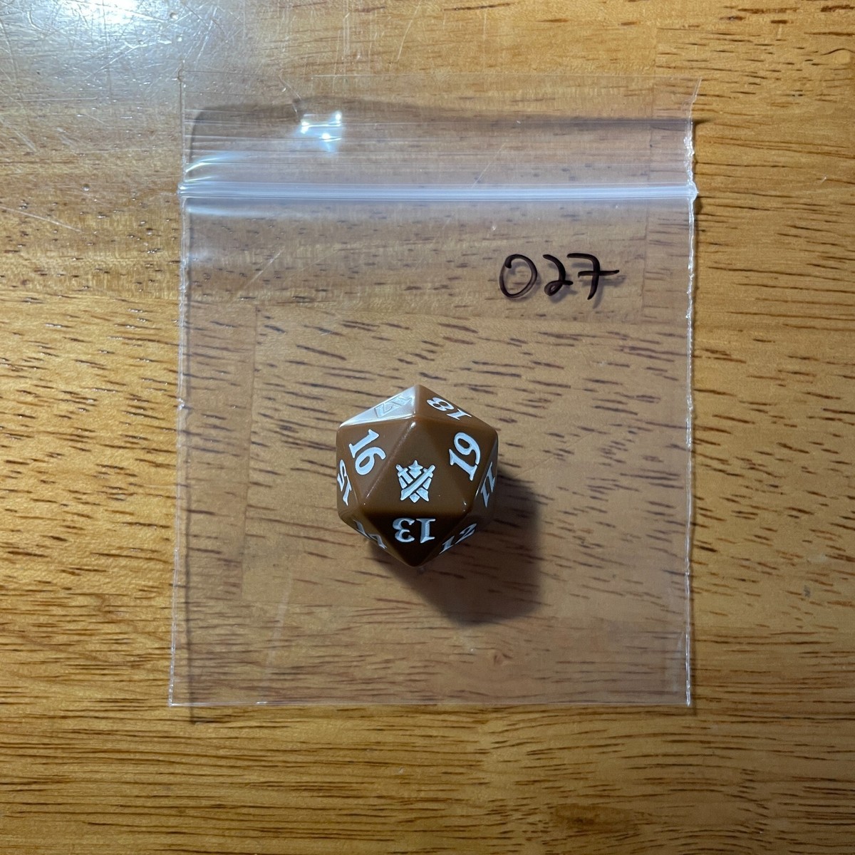 🎲MTG d20 Spindown 20-sided Life Counter die dice Khans of Tarkir Brown KTK  027