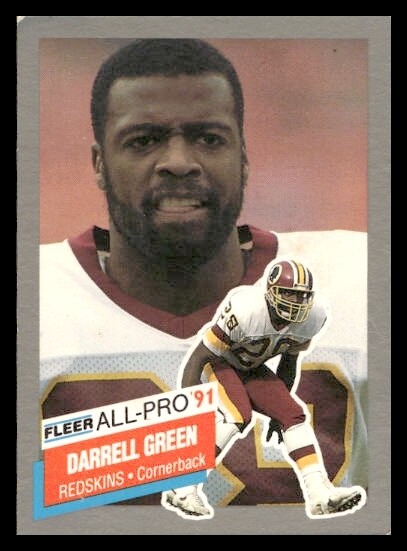 1991 Fleer #16 Darrell Green Washington Redskins