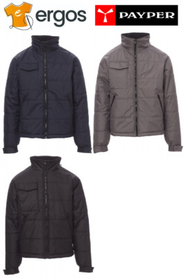 PAYPER Herren Jacke Galaxy Steppjacke mit Kapuze Winter Arbeit Fleece