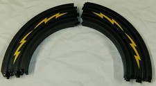 10 9" Radius 1/4 Curve HO Slot Lightning Track AFX Tomy Racemaster AFX70602L