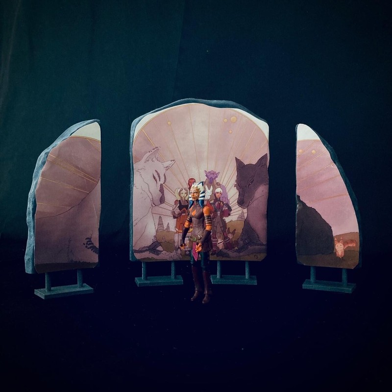 Rebels Mural for 3.75 in (1:18) Figure Diorama