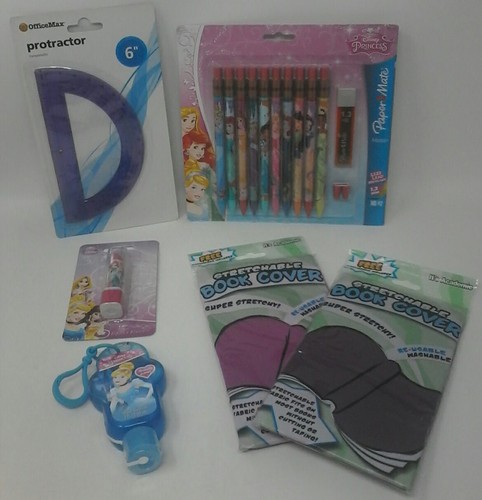 Disney Cinderella Princess Back To School 11 Piece Set Bundle - Picture 5 of 9