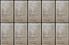 Lot of 10 Military MRE Components (2024 Insp) Vegetable Lasagna Entree