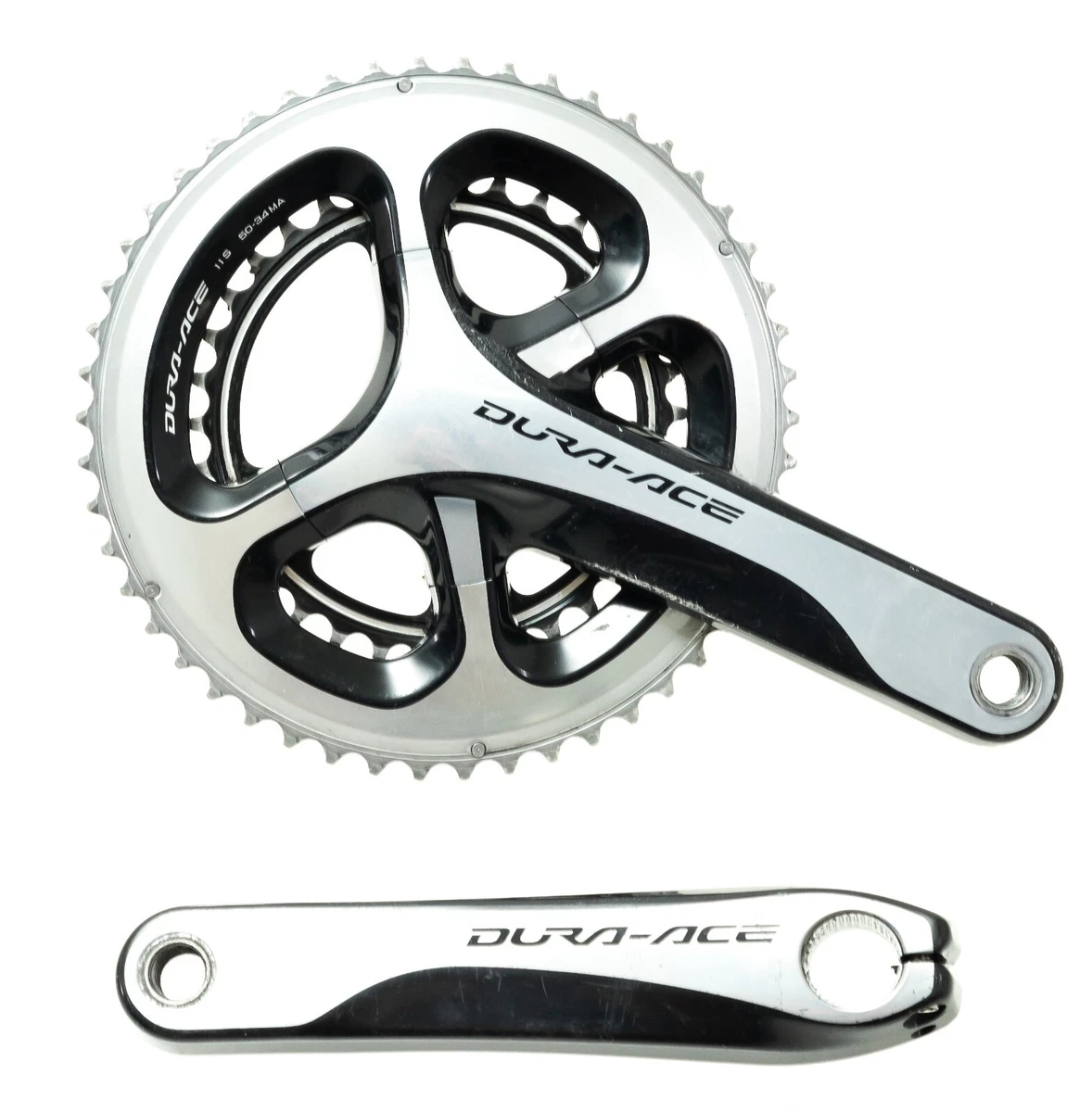 Shimano Dura-Ace FC-9000 11 Spd Crankset 172.5mm 50/34T Compact Road Bike  Gravel