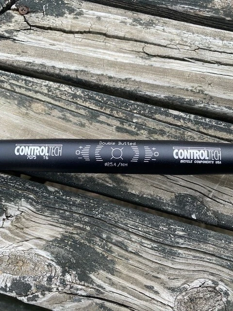 Control Teck, Manillar de Aleación 7075 T6, Doble Tope, Ligero y Fuerte 560 mm Foto 2 de 4