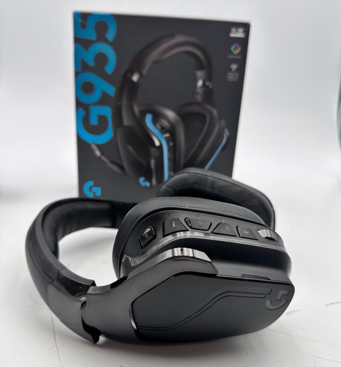 Logitech G935 kabelloses Gaming-Headset Kopfhörer- schwarz - Defekt/Bastelware 5099206081918, logitech g935 - Vimarsana News