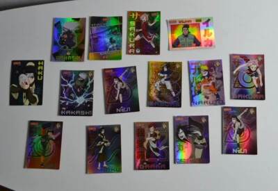 Lot de 15 cartes Naruto Panini, bon état - Photo 1/4