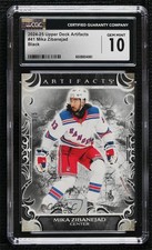 2024-25 Upper Deck Artifacts Black 3/5 Mika Zibanejad #41 CGC 10 Gem Mint 11fi