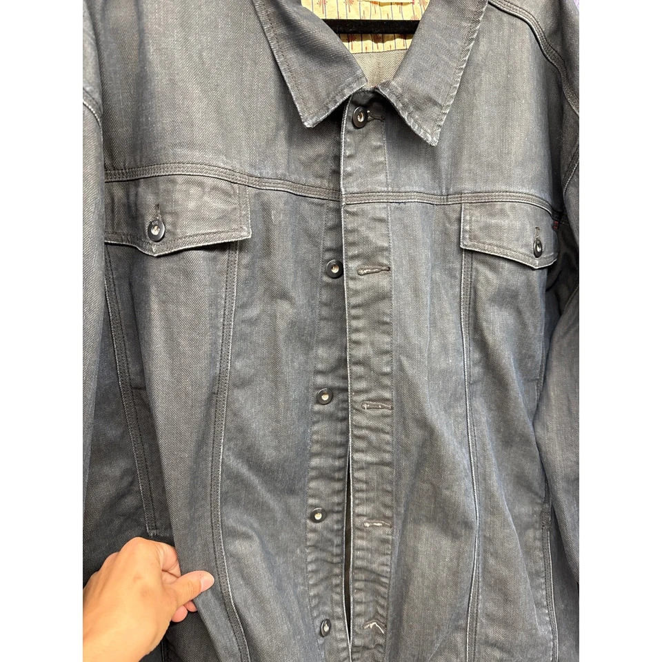 Cutter & Buck Denim 4 Big Tall XL Jacket Lumberjack Cotton - Image 3 of 4