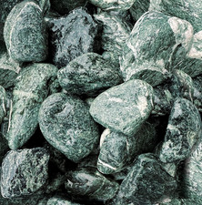 Ciottolo Di Marmo Verde Alpi 25/40 25 Kg Sassi Pietre Arredo Giardino Vasi