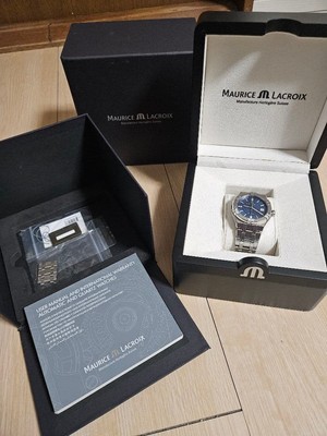 MAURICE LACROIX Watch Aikon 39mm BL Skeleton Back Blue Dial 39mm Automatic w/Box