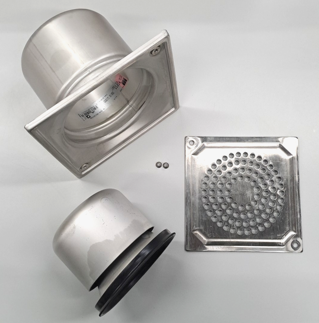 Wet Room Shower Drain Gully 150mm with Trap ACO EG150 Stainless Steel