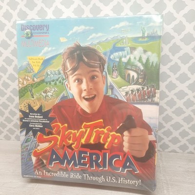 Vintage 1996 Skytrip America US History Education Discovery Channel Win 3.1/95