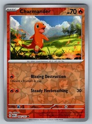 Charmander 004/165 Reverse Holo Scarlet & Violet 151