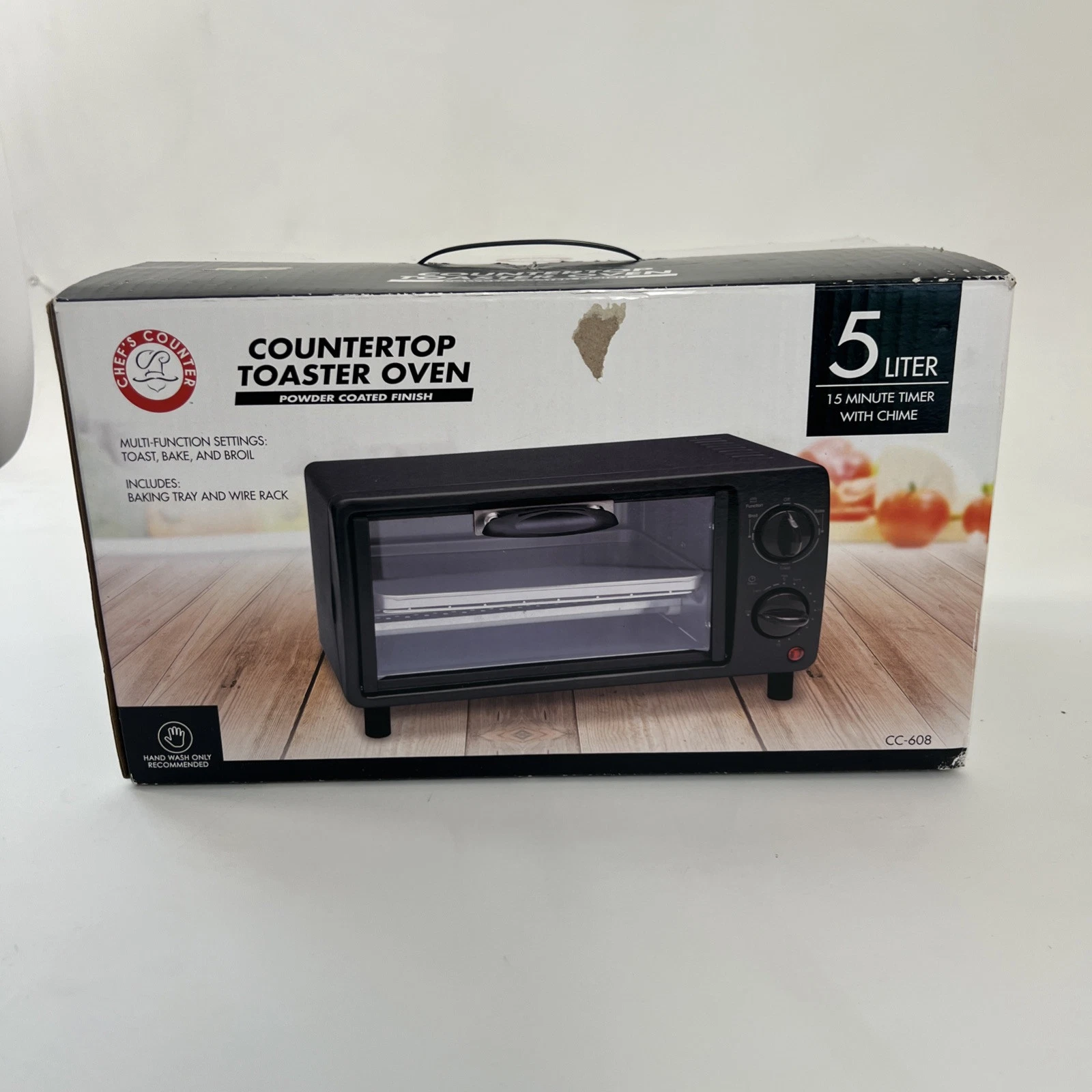 Stainless Steel Toaster Oven by Chef's Counter - BRAND NEW in Box
Opens in a new window or tab
