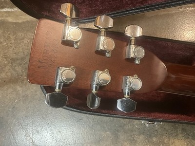 Morris W-30 vintage acoustic guitar made in Japan sunburst finish
