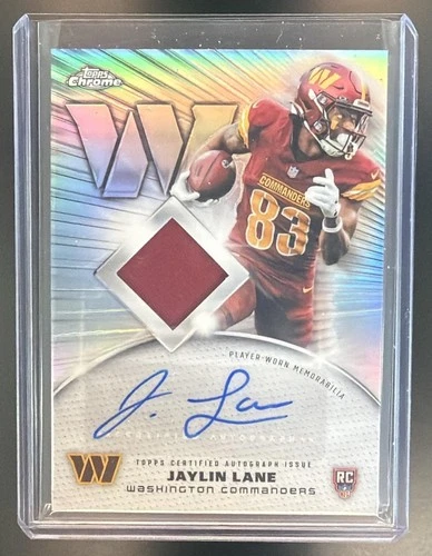 2025 Topps Chrome Jaylin Lane Rookie Patch Autographs (RAW)