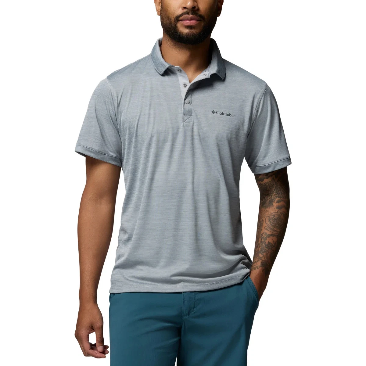 Columbia Men's Polo Shirt UPF 50 Sun Protection Moisture Wicking New Sizes S-XXL