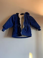 Vintage Oshkosh Kids Jacket with Hood Outerwear Coat Size 5 Zipper Winter Coat