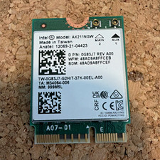Intel AX211NGW Wireless WiFi Card M.2 2230 2400 Mbps MAIN/AUX