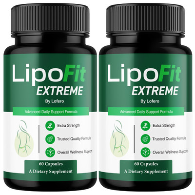 (2 Pack) Lipofit Extreme Capsules For Weight Loss, Lipo Fit Fat Burner  (120ct)
