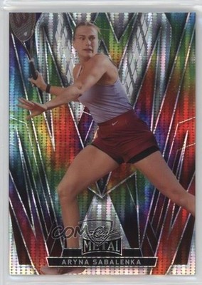 2024 Leaf Metal Women of Sport Tie-Dye Pulsar 2/3 Aryna Sabalenka Rookie RC 1p03