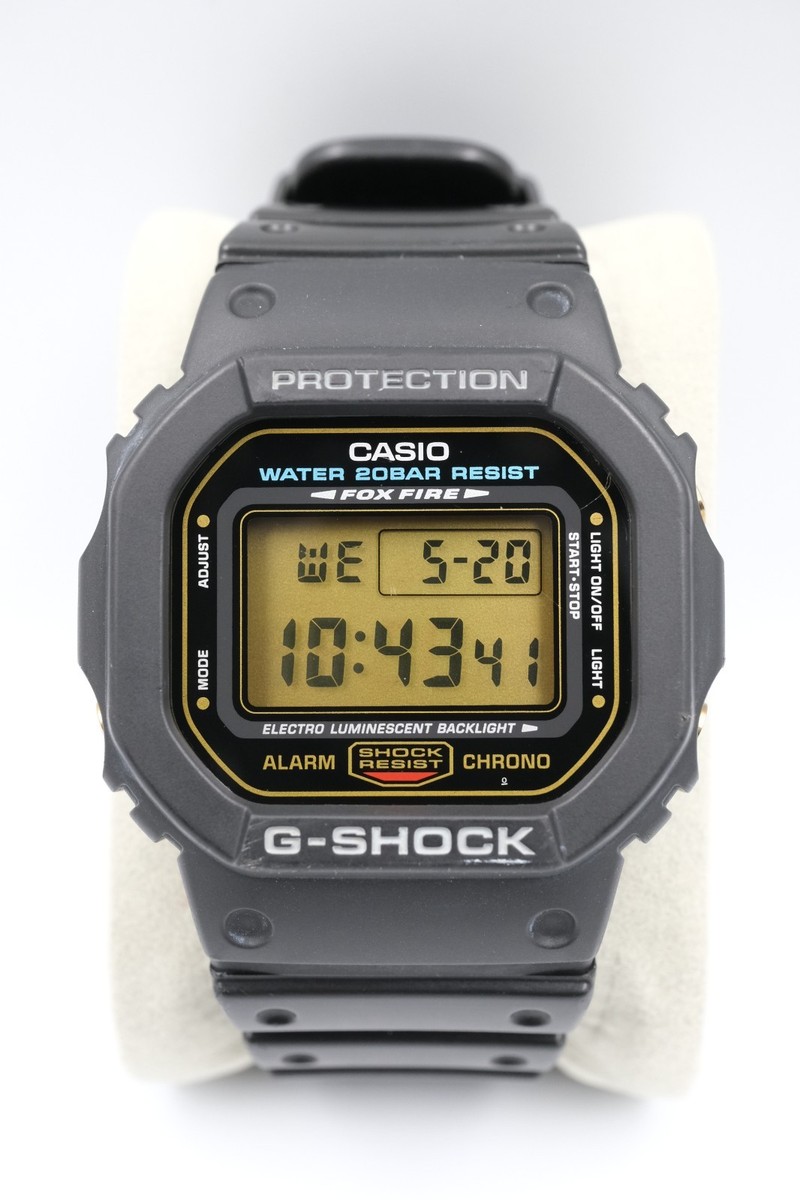 Casio Dw-5600e G-shock Mens 200m Digital Alarm Chrono Watch Hours