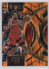 2023-24 Panini Select Premier Level Orange Flash Prizm Scottie Barnes #147 1a1r