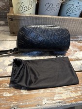 Oakley Soft Shell Case Zip Glasses Sunglasses Black Logo Lg Wristlet Strap  Bag