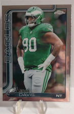 Topps 2025 Chrome Jordan Davis #249 Philadelphia Eagles NFL Football Card