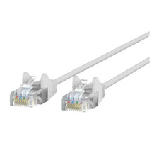 Belkin CE001B10-WHT-S 10 ft CAT6 Slim Gigabit Snagless UTP Ethernet Cable -White