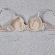 Wacoal Women Bra 38D Beige T Shirt Lightly Lined Underwired Strap