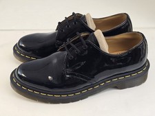 Dr Doc Martens 1461 Classic Black Patent Leather Oxford Women's Shoes Size Us 8