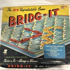 *COMPLETE* Vintage 1960 Hasbro BRIDG-IT Board Game