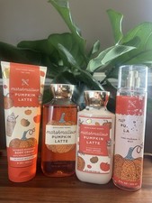 Bath Body Works Marshmallow Pumpkin Latte Set Of 4