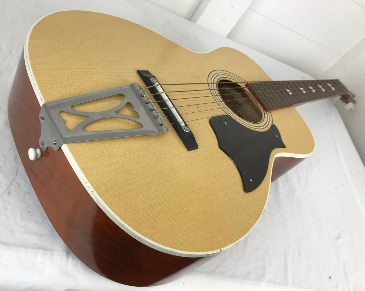 1970s Harmony Stella Acoustic Guitar w/ Case, Strap, Capo & Pick