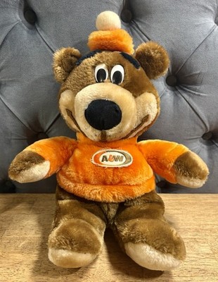 【海外限定】A&W Great Root Bear フィギュア 5体セット Vintage 70s A&W Root Beer ROOTY THE GREAT ROOT BEAR Plush Mascot