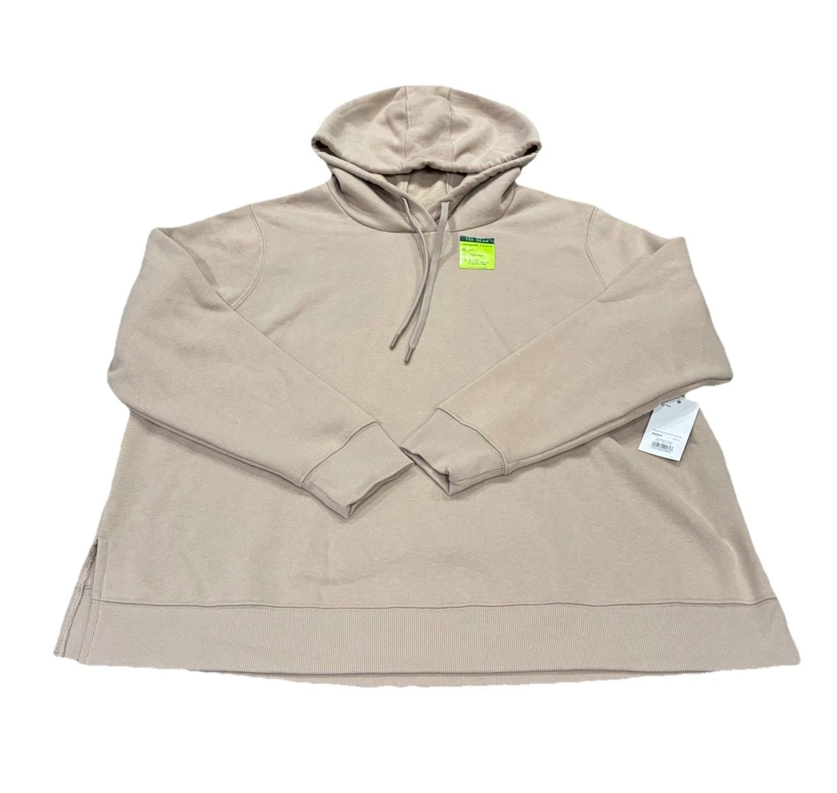 Sweat à Capuche Tek Gear Femme Rose Vif - Taille 2XL - Neuf Avec étiquettes - Polaire Ultra-douce Avec Poches