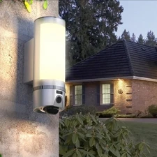 FREECAM L900-L910 Floodlight Camera Outdoor Home Security System Wall-Light Cam