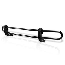 Fit 09-16 Toyota Venza Suv Black Coated Double Bar Rear Bumper Protector Guard Fit 09-16 Toyota Venza Suv Black Coated Double Bar Rear Bumper Protector Guard